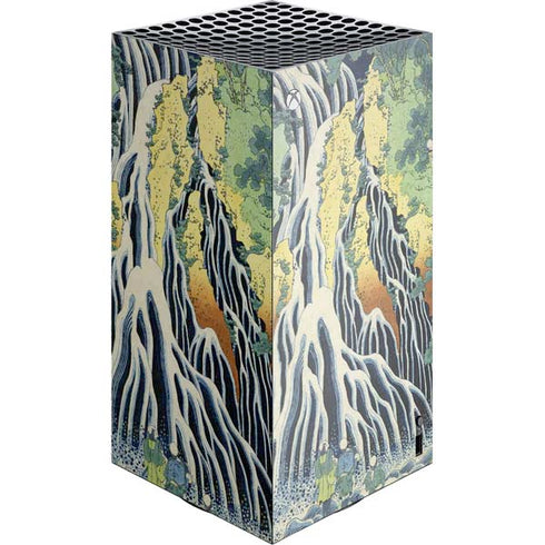 Kirifuri Falls in Kurokawa Mountain by Hokusai Xbox Series X Skins