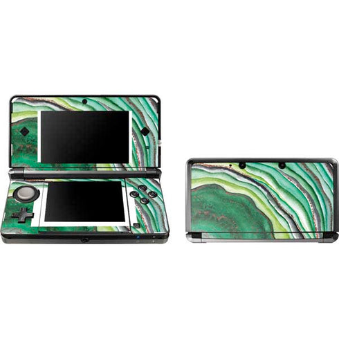 Kiwi Watercolor Geode Nintendo Skins