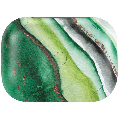Kiwi Watercolor Geode Amazon Echo Buds Skin