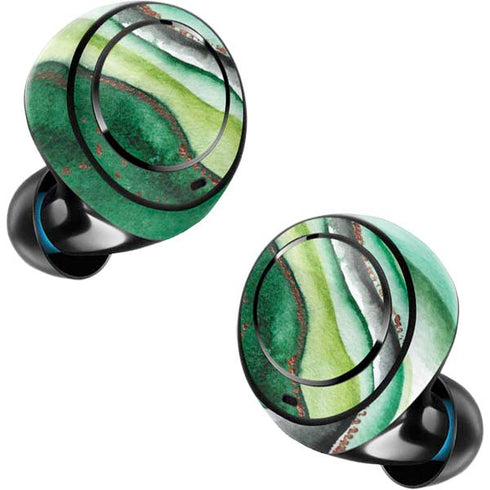 Kiwi Watercolor Geode Amazon Echo Buds Skin