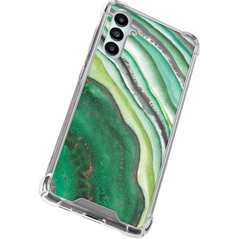 Kiwi Watercolor Geode Gabb Phone 4 Clear Case