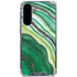 Kiwi Watercolor Geode Galaxy A36 5G Clear Case
