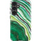 Kiwi Watercolor Geode Galaxy S25 Impact Case
