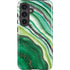 Kiwi Watercolor Geode Galaxy S25 Impact Case