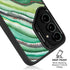 Kiwi Watercolor Geode Galaxy S25 Kickstand Case