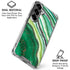 Kiwi Watercolor Geode Galaxy S26 Clear Case