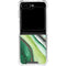 Kiwi Watercolor Geode Galaxy Z Flip6 Clear Case