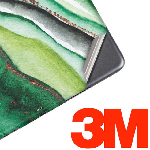 Kiwi Watercolor Geode iPad Skins