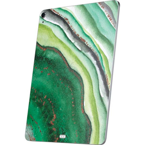 Kiwi Watercolor Geode Apple iPad Air Skin