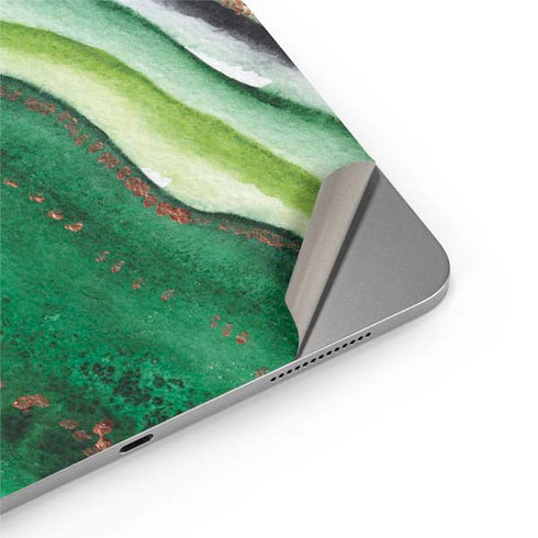 Kiwi Watercolor Geode Apple iPad Air Skin