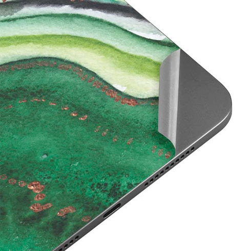 Kiwi Watercolor Geode Apple iPad Mini Skin