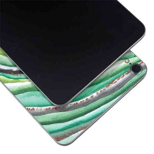 Kiwi Watercolor Geode Apple iPad Mini Skin