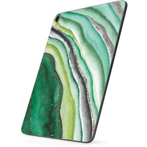 Kiwi Watercolor Geode Apple iPad Pro Skin