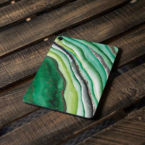 Kiwi Watercolor Geode Apple iPad Pro Skin