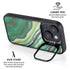 Kiwi Watercolor Geode iPhone 14 Plus Kickstand Case