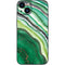 Kiwi Watercolor Geode iPhone Skins