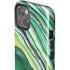Kiwi Watercolor Geode iPhone 15 Impact Case