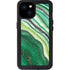 Kiwi Watercolor Geode iPhone 15 Plus Waterproof Case