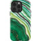 Kiwi Watercolor Geode iPhone 15 Pro Impact Case