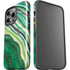 Kiwi Watercolor Geode iPhone 15 Pro Impact Case