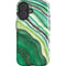 Kiwi Watercolor Geode iPhone 16 Impact Case