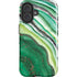 Kiwi Watercolor Geode iPhone 16 Plus Impact Case