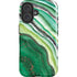 Kiwi Watercolor Geode iPhone 16 Plus Magsafe Impact Case