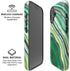 Kiwi Watercolor Geode iPhone 16 Plus Magsafe Impact Case