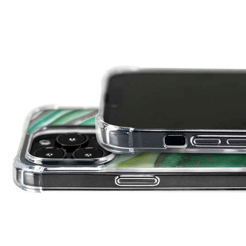 Kiwi Watercolor Geode iPhone 16 Pro MagSafe Case