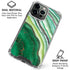 Kiwi Watercolor Geode iPhone 16 Pro Max Clear Case