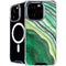 Kiwi Watercolor Geode iPhone 16 Pro Max MagSafe Case