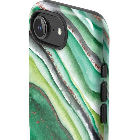Kiwi Watercolor Geode iPhone 16e Impact Case