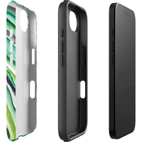 Kiwi Watercolor Geode iPhone 16e Impact Case
