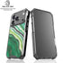 Kiwi Watercolor Geode iPhone 18 Pro Clear Case