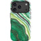 Kiwi Watercolor Geode iPhone 18 Pro Impact Case