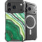 Kiwi Watercolor Geode iPhone 18 Pro MagSafe Case