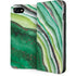 Kiwi Watercolor Geode iPhone Cases