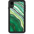 Kiwi Watercolor Geode iPhone Cases