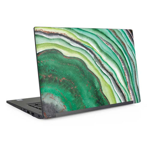 Kiwi Watercolor Geode Dell Latitude Skin