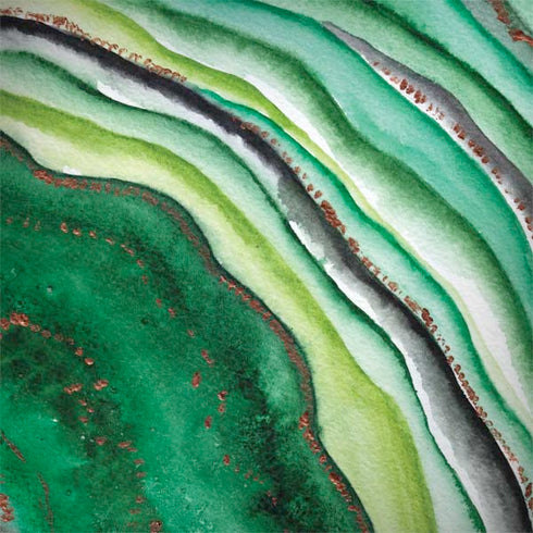 Kiwi Watercolor Geode Dell Latitude Skin