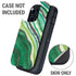 Kiwi Watercolor Geode Otterbox Defender iPhone Skin