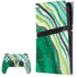 Kiwi Watercolor Geode PS5 Pro Bundle Skin