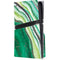 Kiwi Watercolor Geode PS5 Pro Disk Console Skin