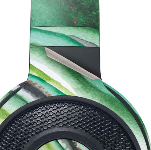 Kiwi Watercolor Geode Razer Kraken X Skin