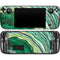 Kiwi Watercolor Geode Steam Deck Handheld Gaming Computer OLED Skin