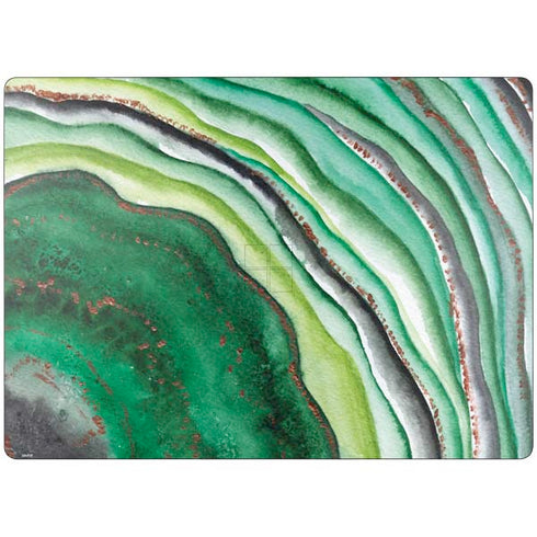 Kiwi Watercolor Geode Surface Laptop 7 13.8in Skin