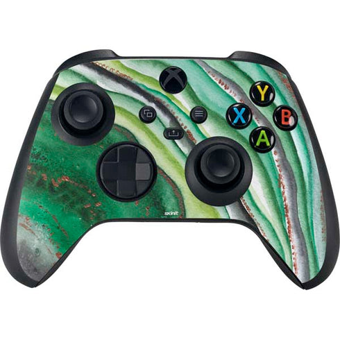 Kiwi Watercolor Geode Xbox Series X Bundle Skin