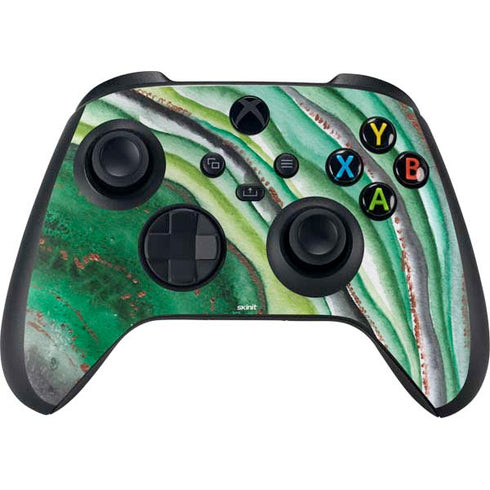 Kiwi Watercolor Geode Xbox Series X Skins