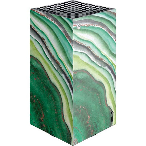 Kiwi Watercolor Geode XBox Series X Digital Edition Console Skin