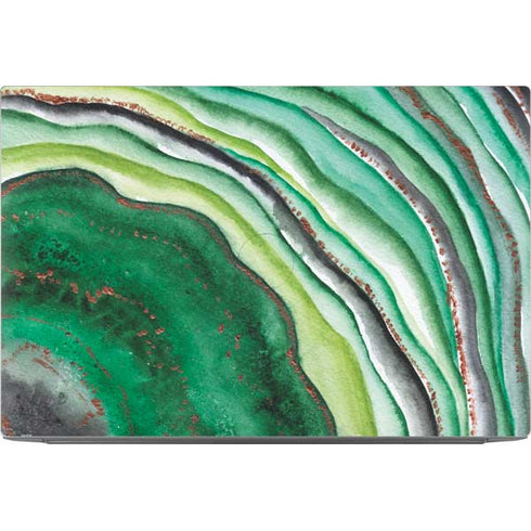 Kiwi Watercolor Geode Dell XPS Skin